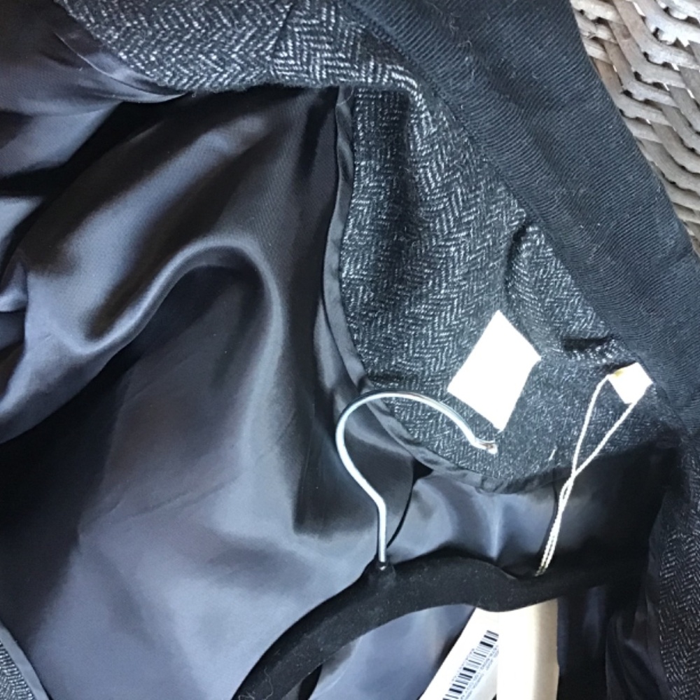Doen Pascual Herringbone Coat Jacket, NWT M - Picture 7 of 7